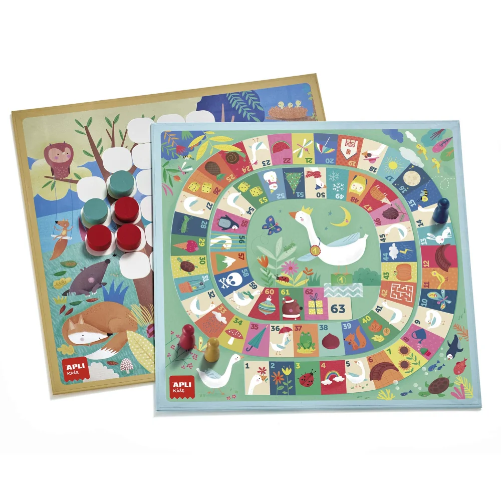 Jocuri de societate 4 in 1 Classic Board Games Apli Kids 26 x 26 cm [2]