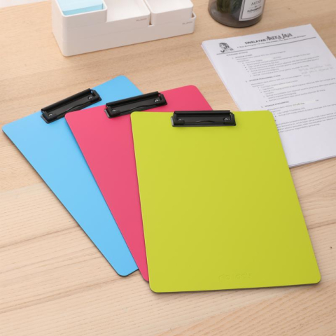 Clipboard simplu A4 culori neon Deli [2]