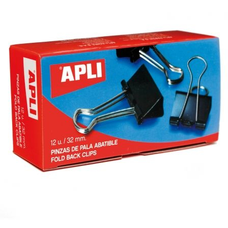 Birotică și accesorii birou - Clips 32 mm 12/set Apli