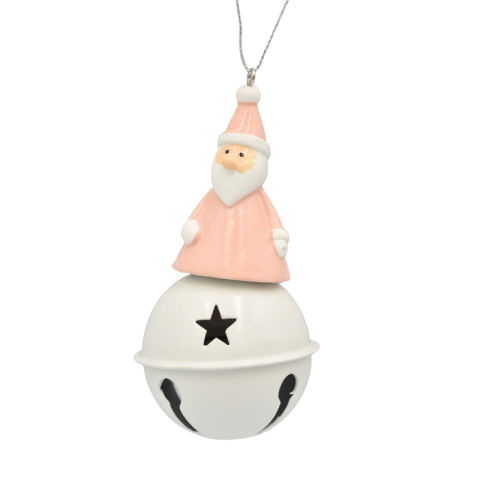 Figurina de agatat cu clopotel alb/roz diverse modele [1]