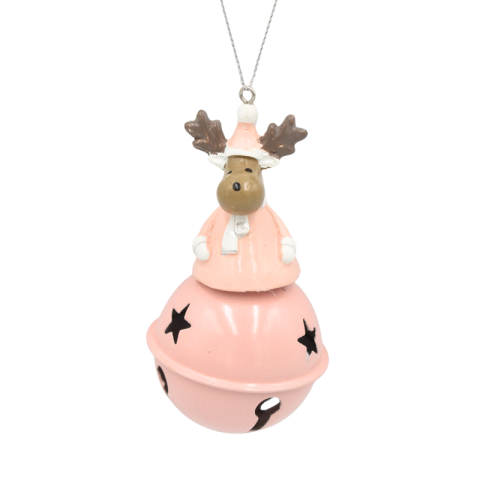 Figurina de agatat cu clopotel alb/roz diverse modele [2]