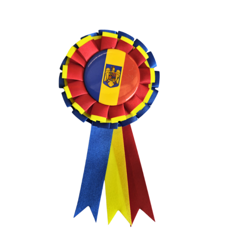 Noutăți Librăria Compas - Cocarda tricolor Romania insigna cu stema