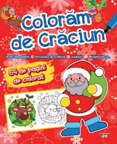 Cărți de activități și colorat - Coloram de Craciun