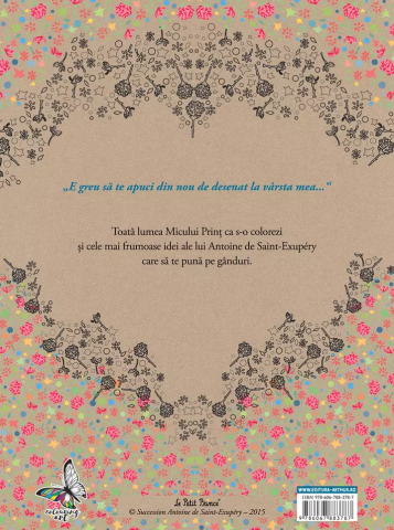 Micul Print. Carte de colorat care sa te puna pe ganduri - Antoine de Saint-Exupery [1]
