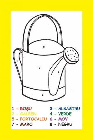 Coloreaza dupa numere – Invat sa colorez [1]