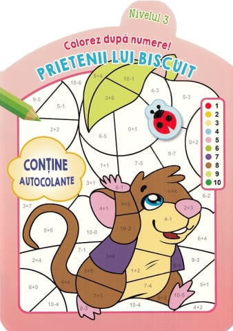 Noutăți Librăria Compas - Prietenii lui biscuit Colorez dupa numere