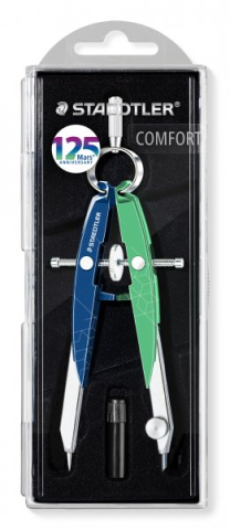 Rechizite școlare - Compas metalic 15 cm Staedtler Comfort