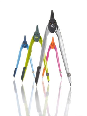 Compasuri - Compas culori asortate + negru Herlitz