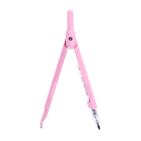 Compas mecanic cu capac roz Strigo [1]