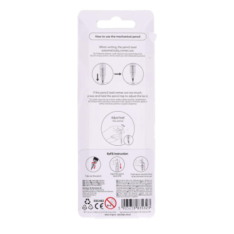 Compas mecanic cu capac roz Strigo [4]