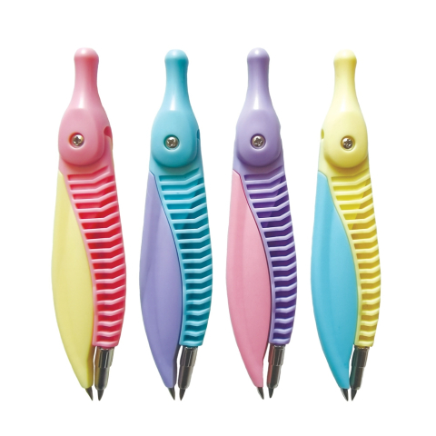 Accesorii geometrie și matematică - Compas pastel + rezerva mina 12.2 cm S Cool