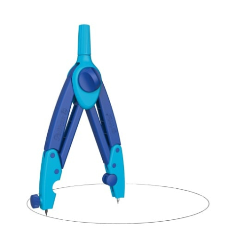 Compas scolar ergonomic albastru Griffix Pelikan [1]
