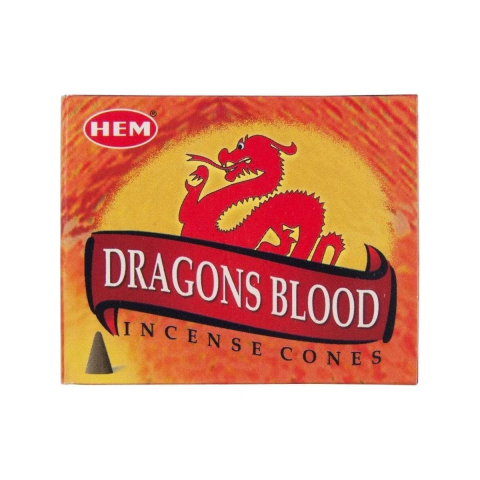 Lumânari și candele - Conuri parfumate Hem Dragons Blood 10 buc