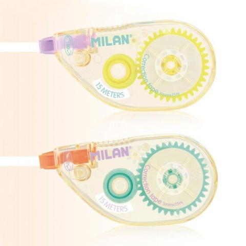 Rechizite școlare - Corector banda Milan culori diferite