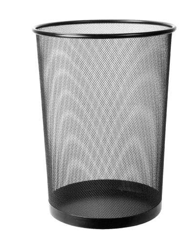 Birotică și accesorii birou - Cos birou cu grilaj ErichKrause Compass 12l negru