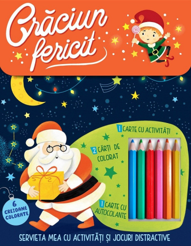Noutăți Librăria Compas - Craciun fericit. Servieta mea cu activitati si jocuri distractive
