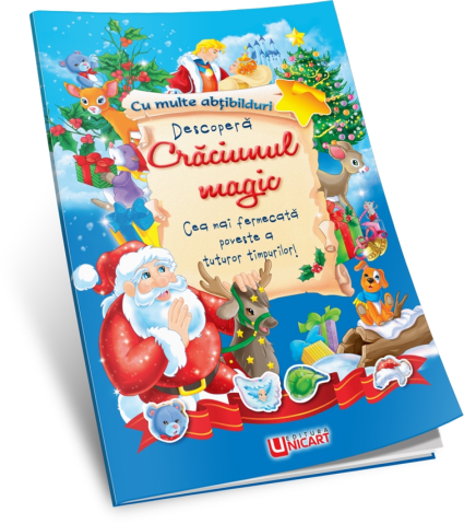 Cărți pentru copii - Craciunul magic – Poveste + Stickere