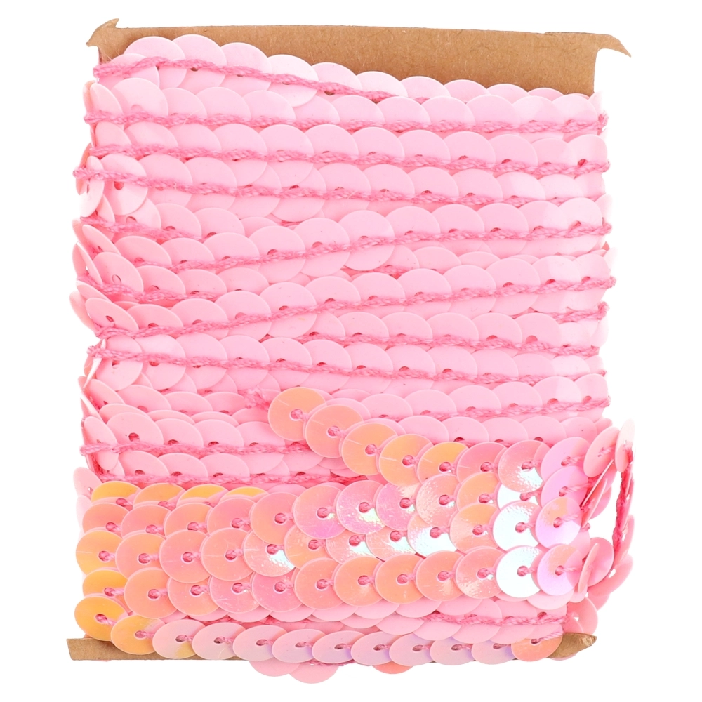 Accesorii craft - Banda decorativa Crafty Ropy kraft solzi roz 4.5m Junior