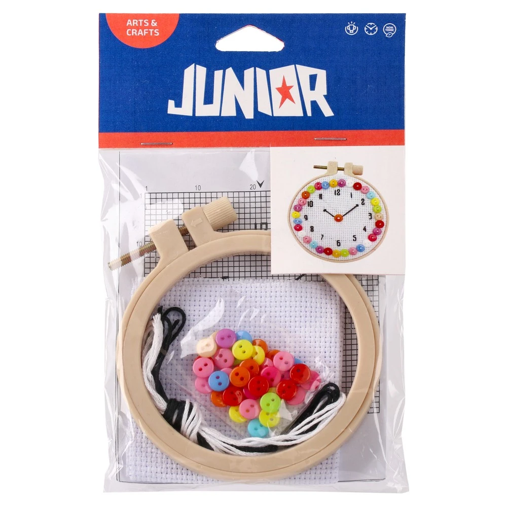 Accesorii craft - Set creativ de tricotat cu nasturi Junior
