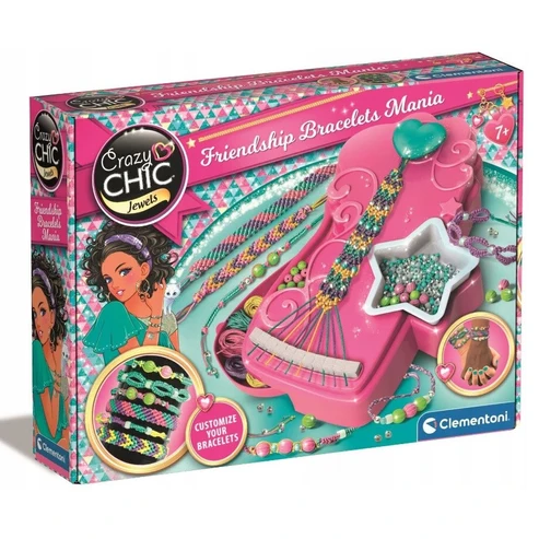Jucării și jocuri - Crazy Chic Set creatie bratari cu mesaje Clementoni