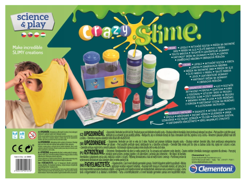 Kit de fabricat slime Crazy Clementoni 38 x 29 cm [2]