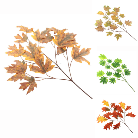 Casă și decorațiuni - Creanga cu Frunze decorative toamna 50 x 70 cm