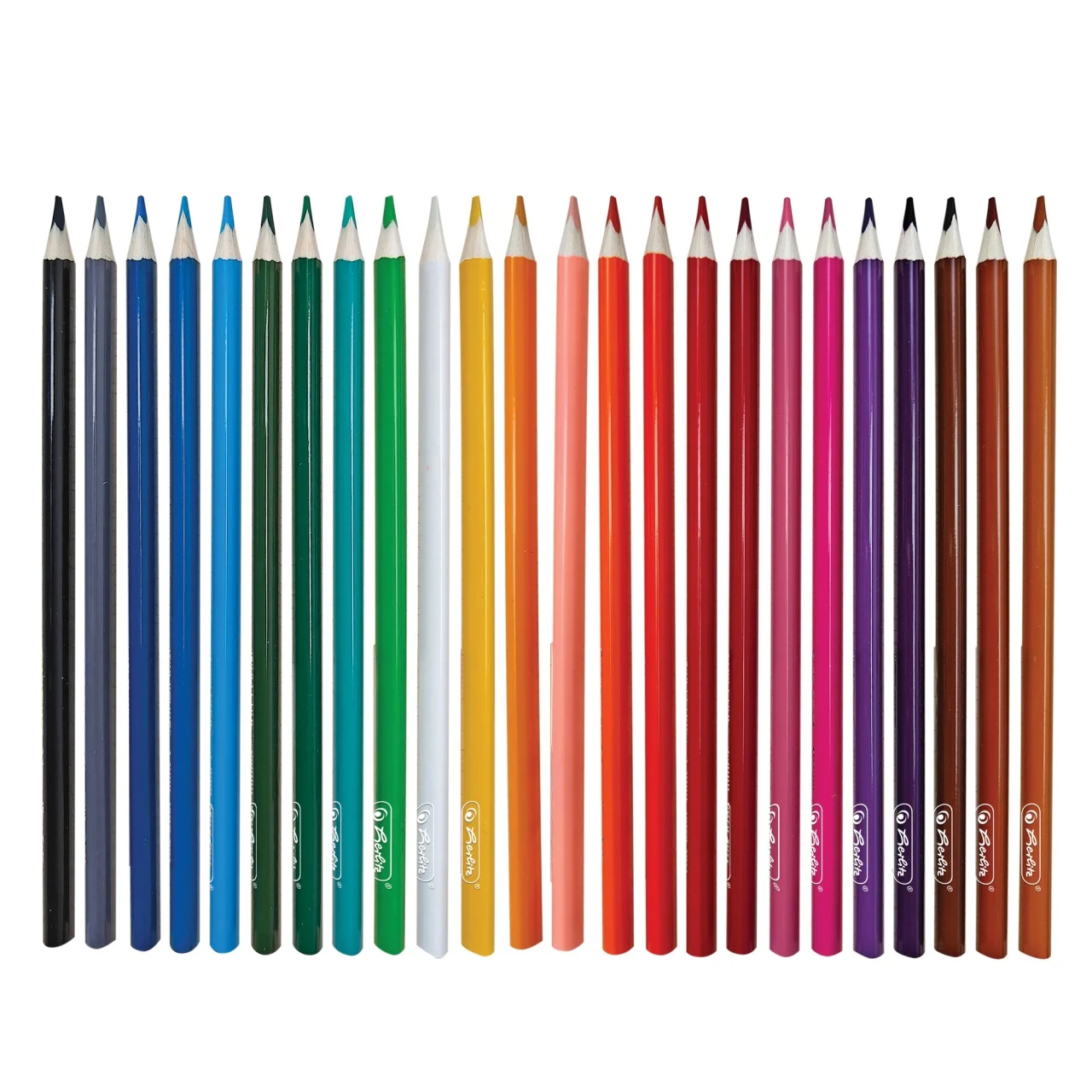 Creioane colorate triunghiulare Ultrasoft 24 buc /set 3.3 mm Herlitz [1]