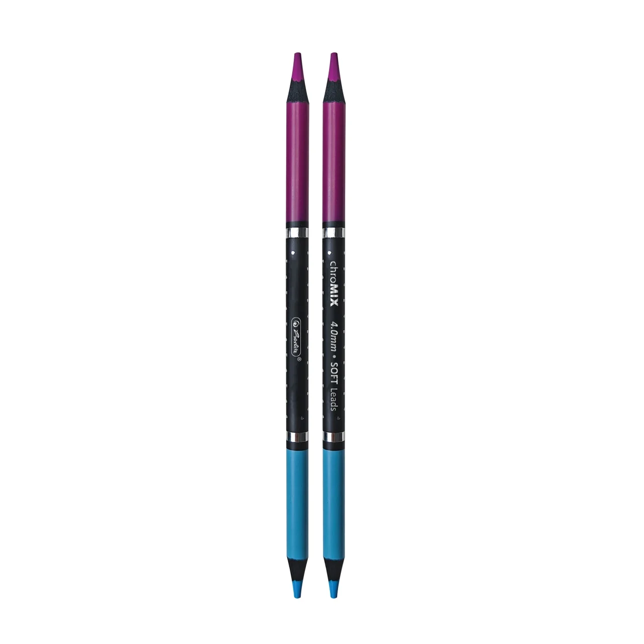 Creioane colorate Bi-Color 12 buc /set 24 culori 4 mm Herlitz [1]
