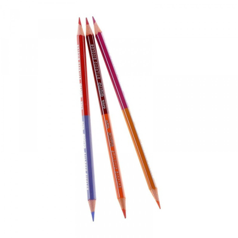 Set 12 creioane colorate bicolore Stilnovo Giotto [2]