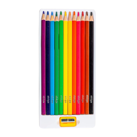 Creioane colorate Strigo 12 culori /set Capybara [1]