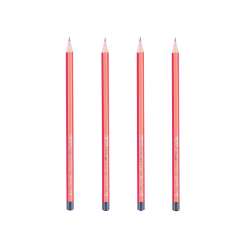 Creioane grafit HB 4/set rosu Herlitz [1]