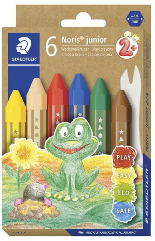 Instrumente de scris - Creioane cerate 6/set Staedtler Noris Junior