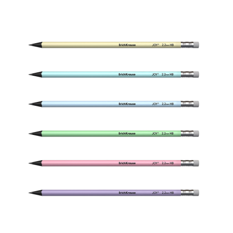 Creion cu radiera graphite corp pastel Erich Krause [1]