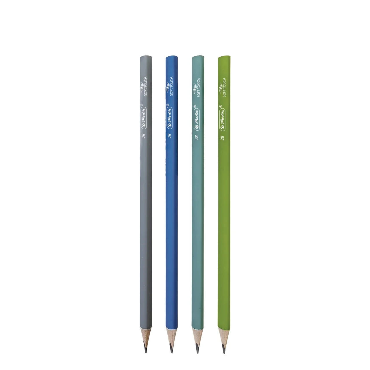 Creion grafit 2B Soft Touch triunghi 2.4 mm 12 buc /set [1]