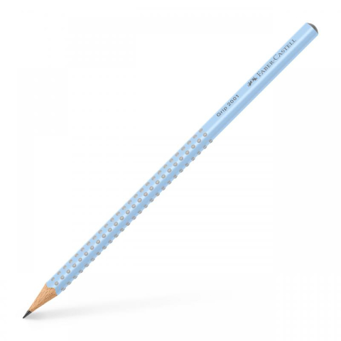 Birotică și accesorii birou - Creion grafit B grip bleu sky Faber-Castell