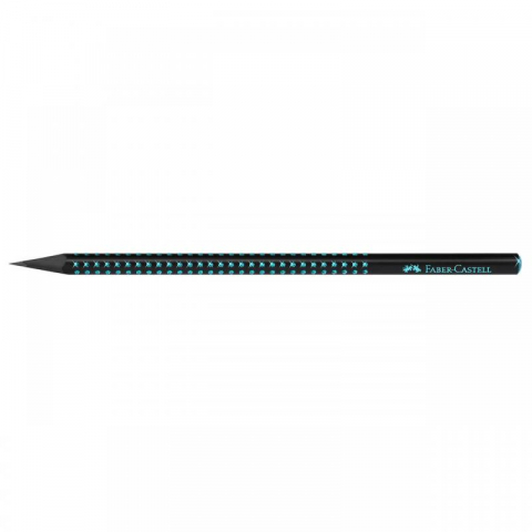 Creion grafit B grip lemn negru Midnight Ocean Faber-Castell [1]