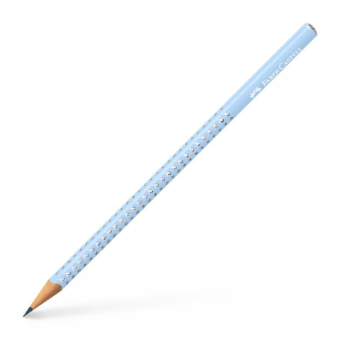 Birotică și accesorii birou - Creion grafit B Sparkle bleu sky Faber-Castell