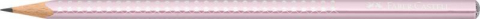 Creion grafit B Sparkle roz metalizat Faber-Castell [1]