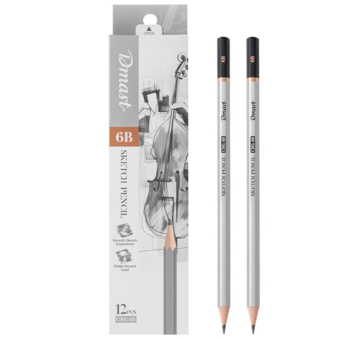 Creion grafit C392 6B DMast by Pebeo [1]