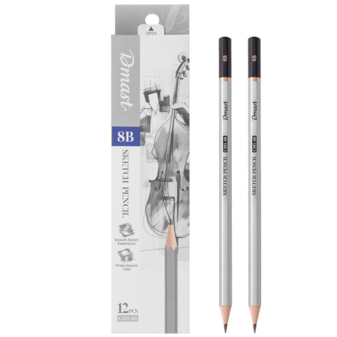 Creion grafit C392 8B DMast by Pebeo [1]
