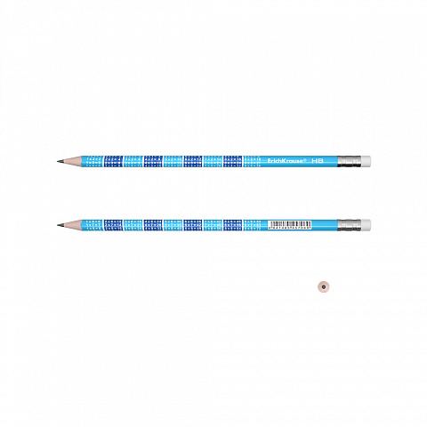 Creion grafit ErichKrause tabla inmultirii 2x2 rotund cu radiera HB [1]