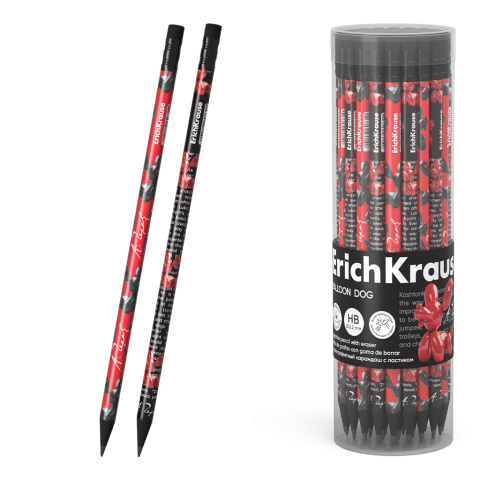 Noutăți Librăria Compas - Creion grafit HB cu radiera ErichKrause Balloon Dog