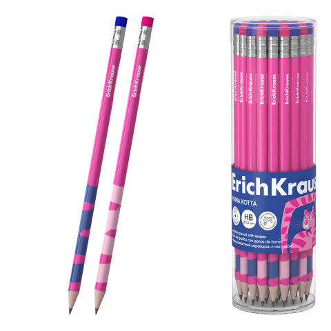 Noutăți Librăria Compas - Creion grafit HB cu radiera ErichKrause Pinna Kotta