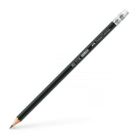 Birotică și accesorii birou - Creion grafit HB cu radiera Faber-Castell