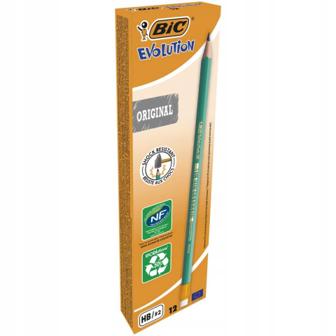Creion grafit HB cu radiera Eco Evolution BIC [1]