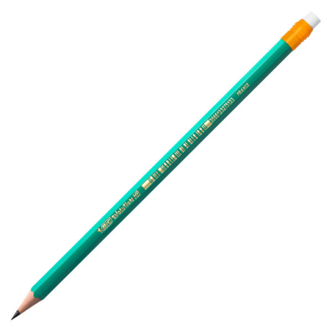Birotică și accesorii birou - Creion grafit HB cu radiera Eco Evolution BIC