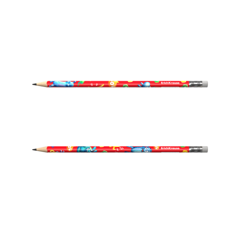 Creion grafit HB cu radiera ErichKrause Jolly Friends [1]