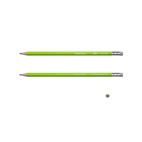 Creion grafit HB cu radiera ErichKrause Joy Reef diverse culori [2]