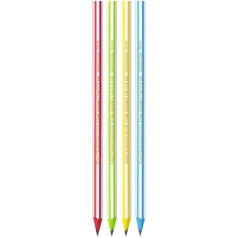 Creion grafit HB Evolution Stripes BIC culori diferite [5]