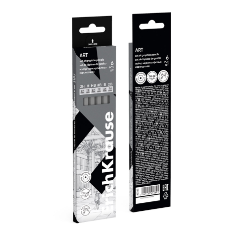 Creion grafit hexagonal artberry 6/set erk045389 [2]